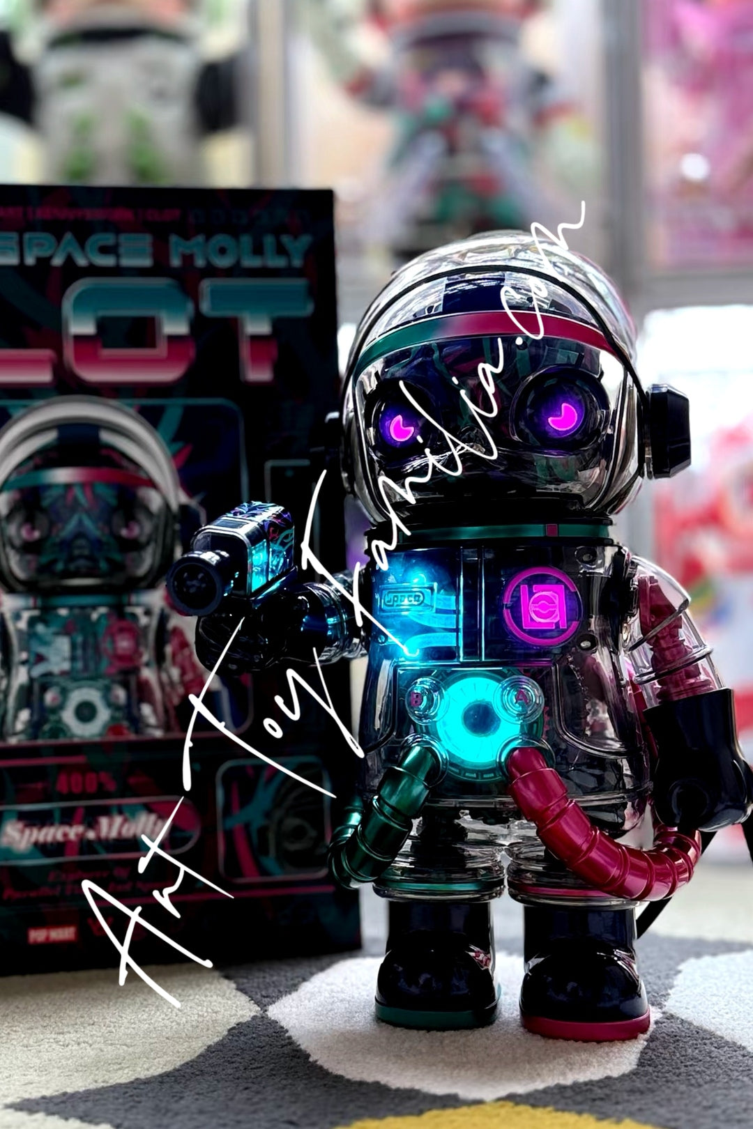 400 mega space molly 400 clot pink purple green alienegra set 粉紫绿荆棘400