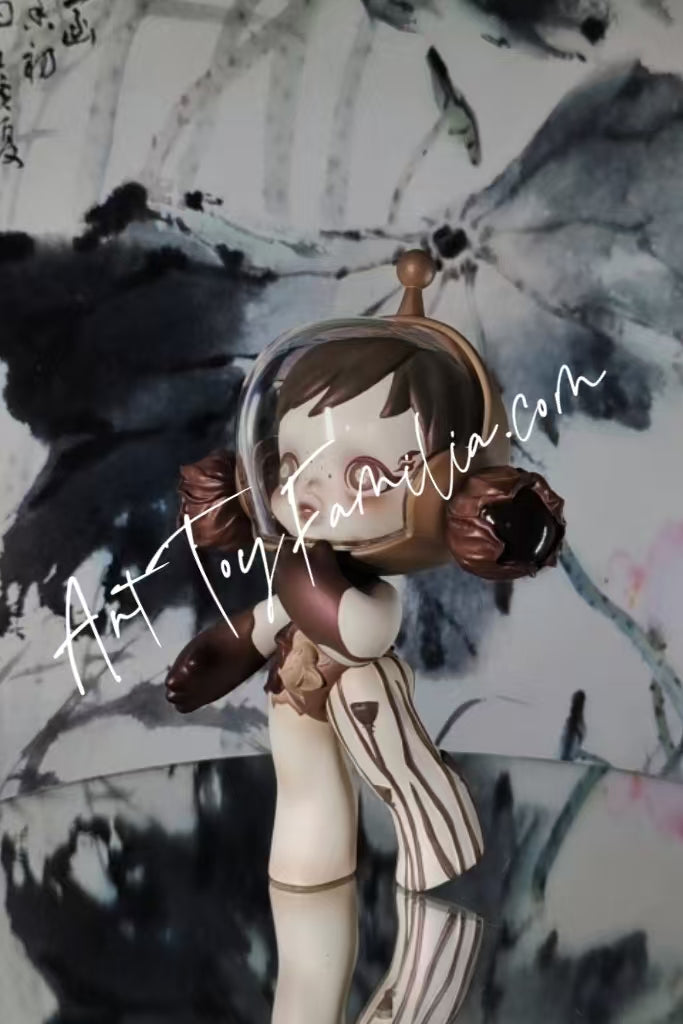 Skullpanda Baby In The Dusk Of Summer - 荷·落 – Art Toy Familia