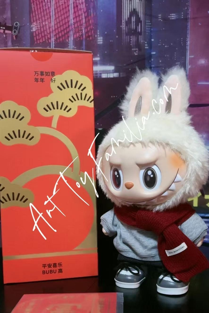 Labubu Walk By Fortune 搪胶毛绒公仔