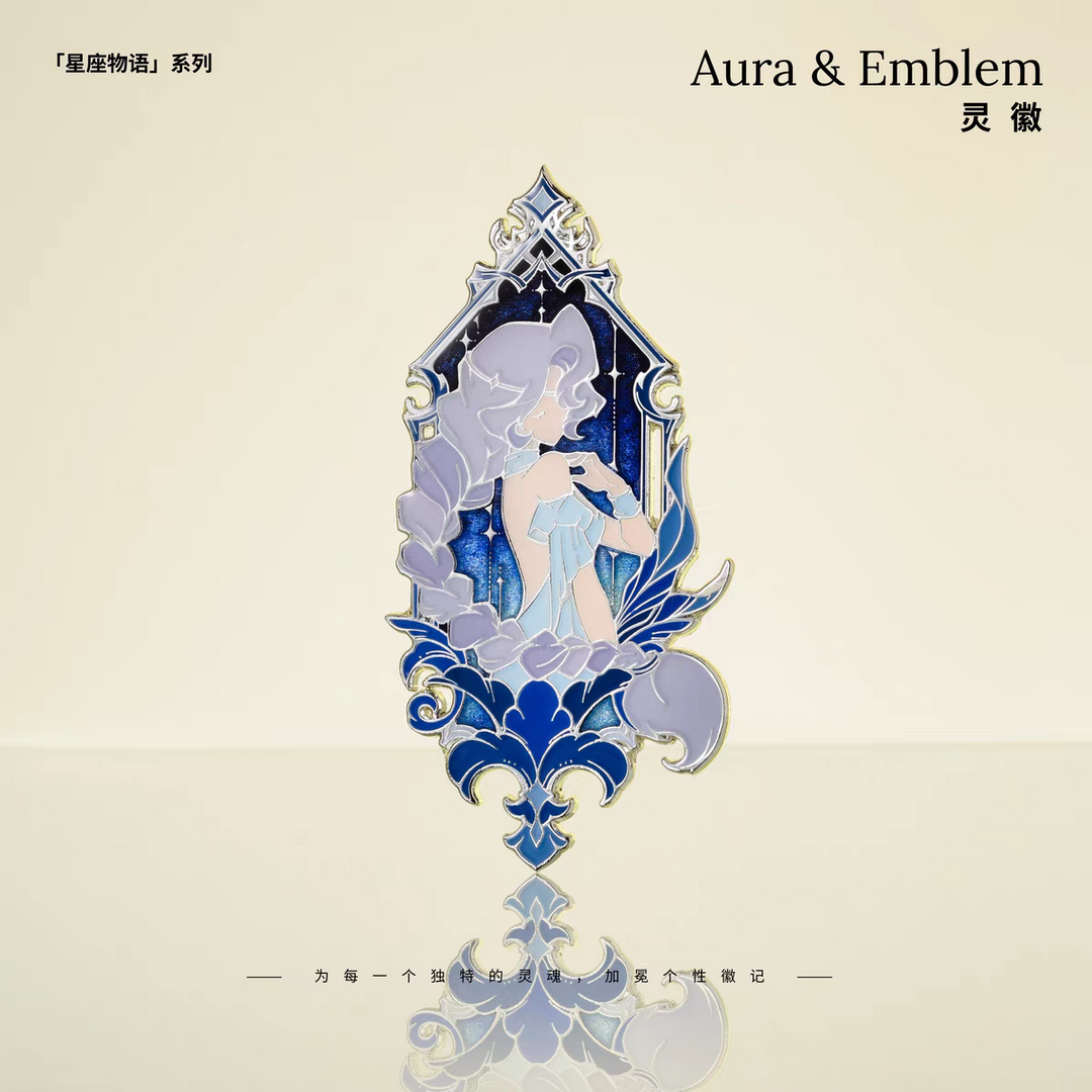 Aura & Emblem Constellation Stories Series Metal Pins Scorpio