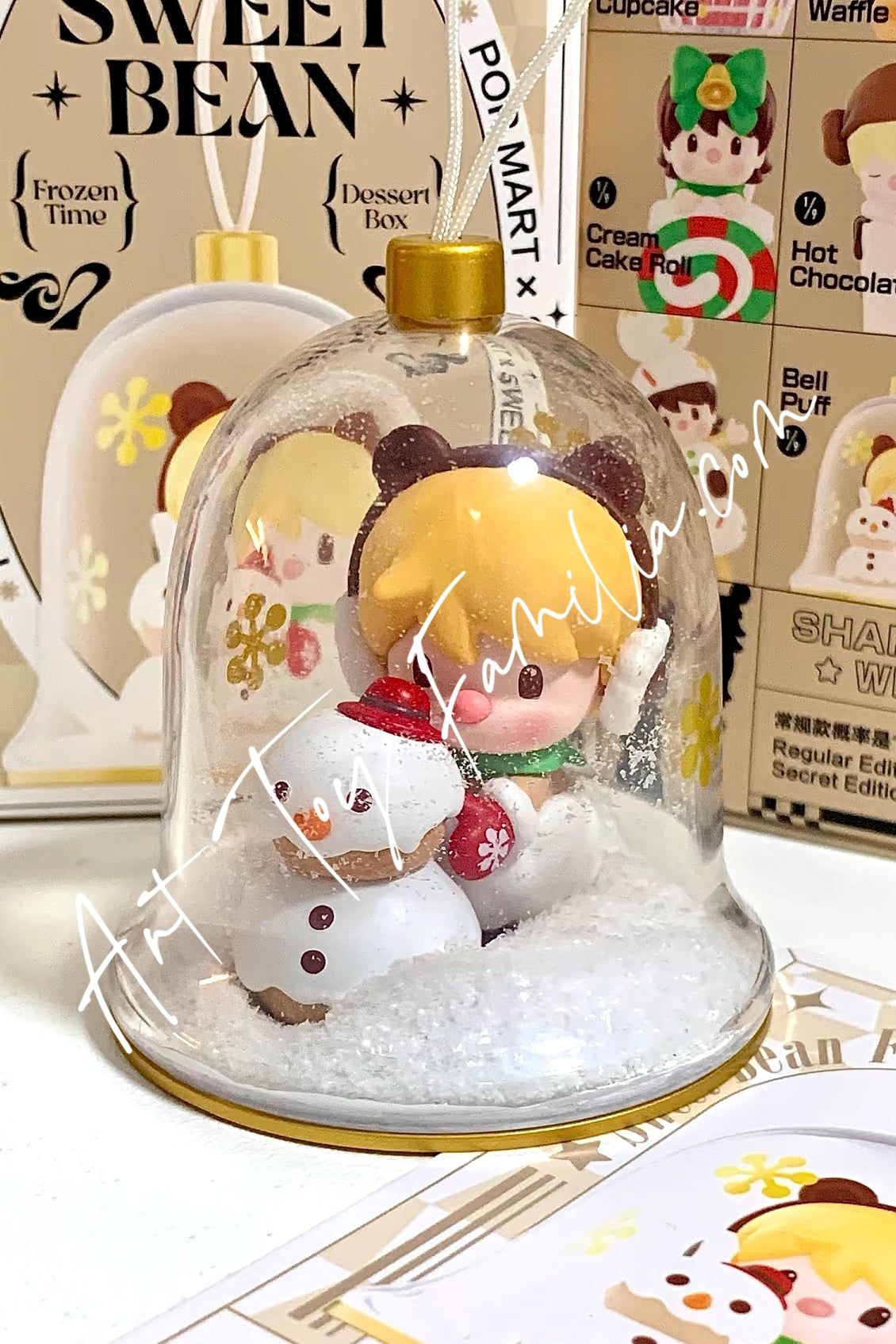 sweet bean frozen time dessert box series 定格时光甜品盒子系列 Cherry Chocolate Waffle 樱桃巧克力华夫饼