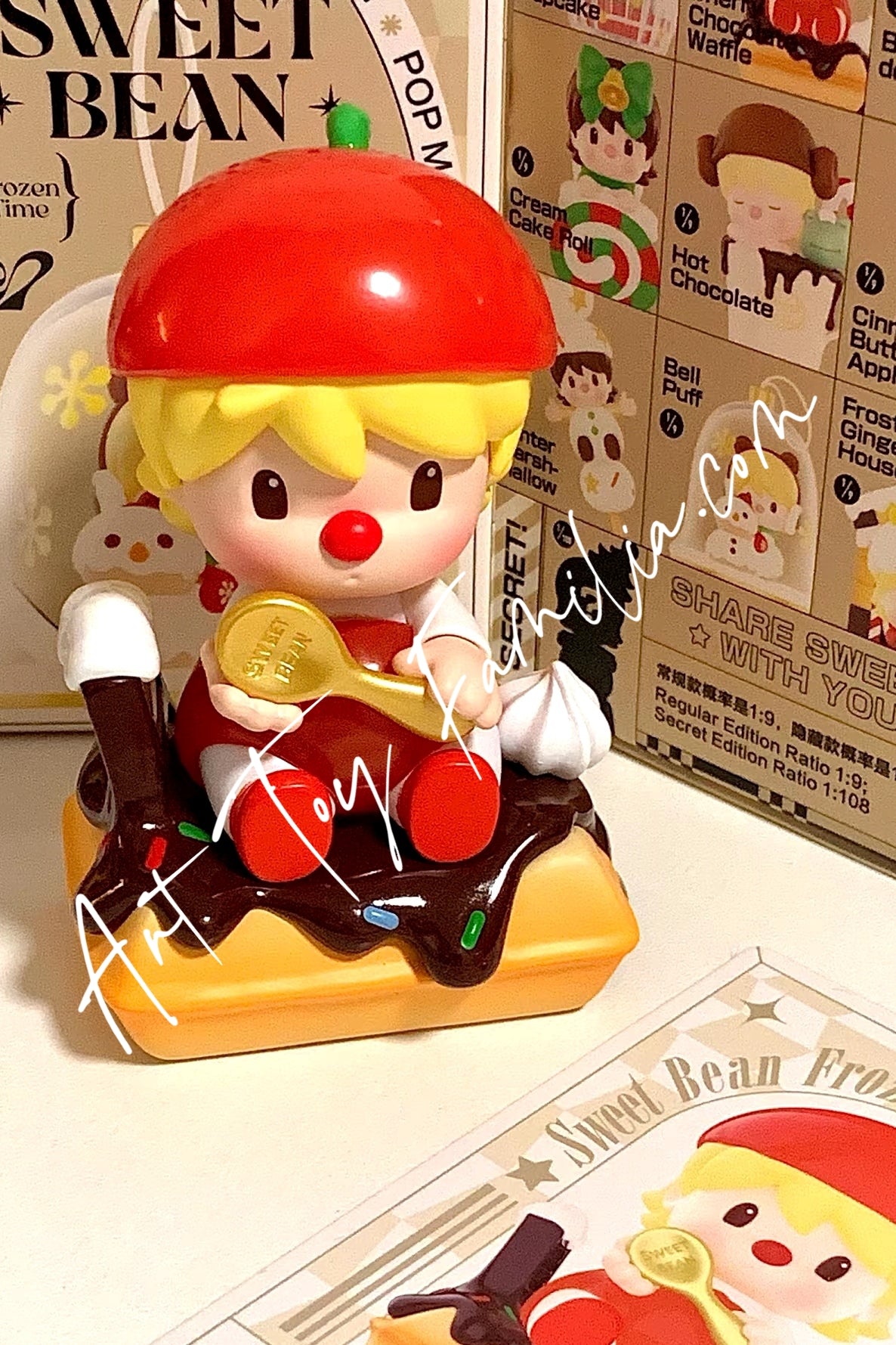 sweet bean frozen time dessert box series 定格时光甜品盒子系列 Red Velvet Cupcake 红丝绒杯子蛋糕