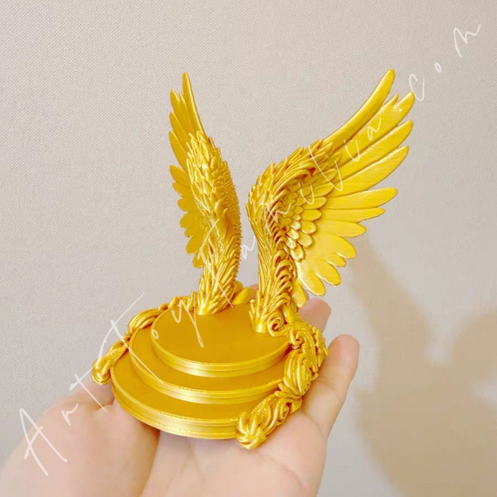 Doll Cloth Angel Wings Scene Prop Golden