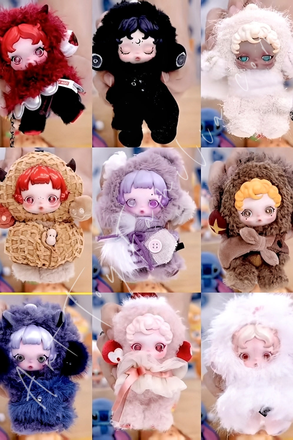 Skullpanda You Found Me Series Plush Doll Pendant - 不眠剧场系列毛绒公仔挂件