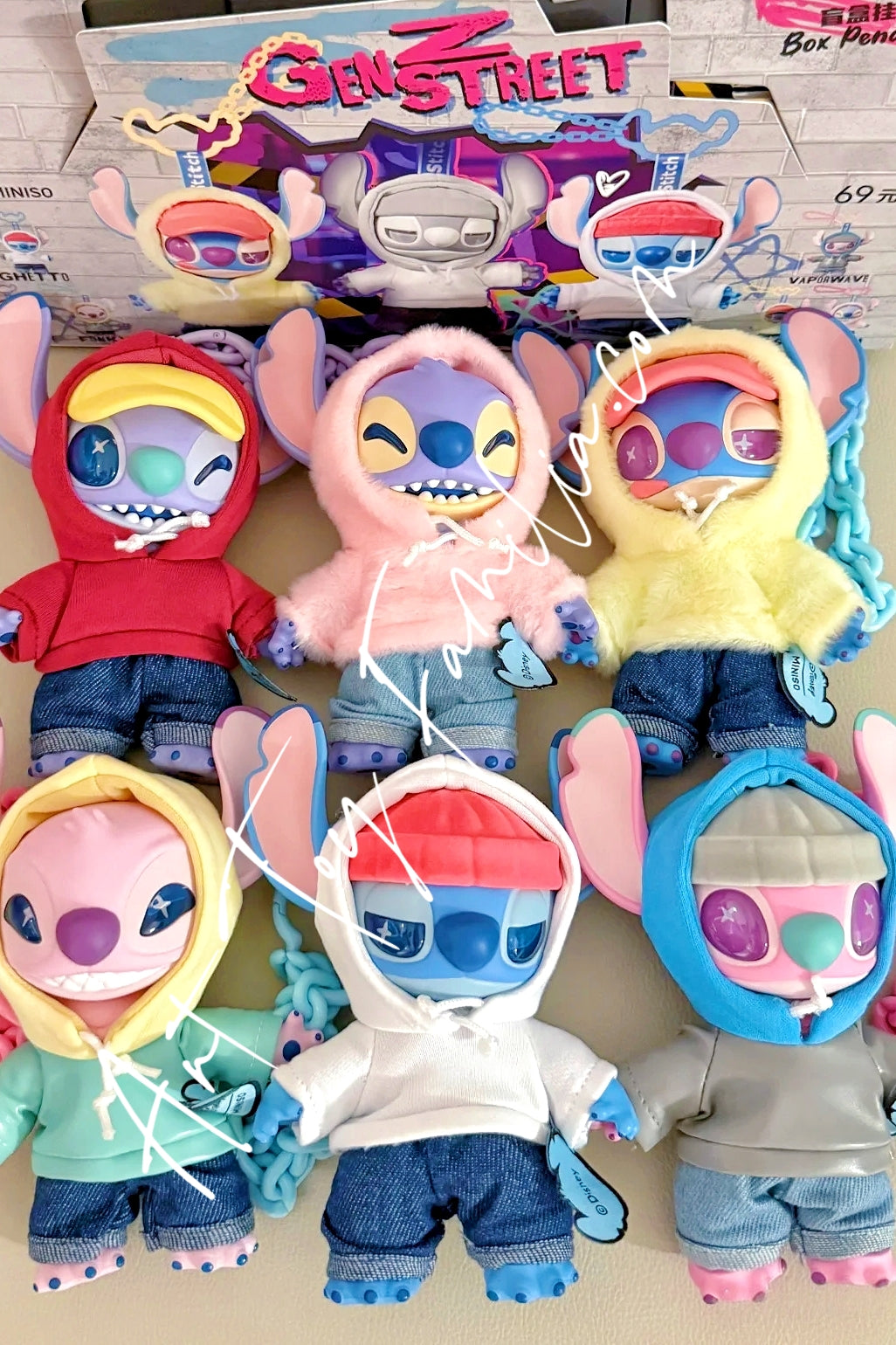 Miniso Stitch GenZ Street Series Full Set