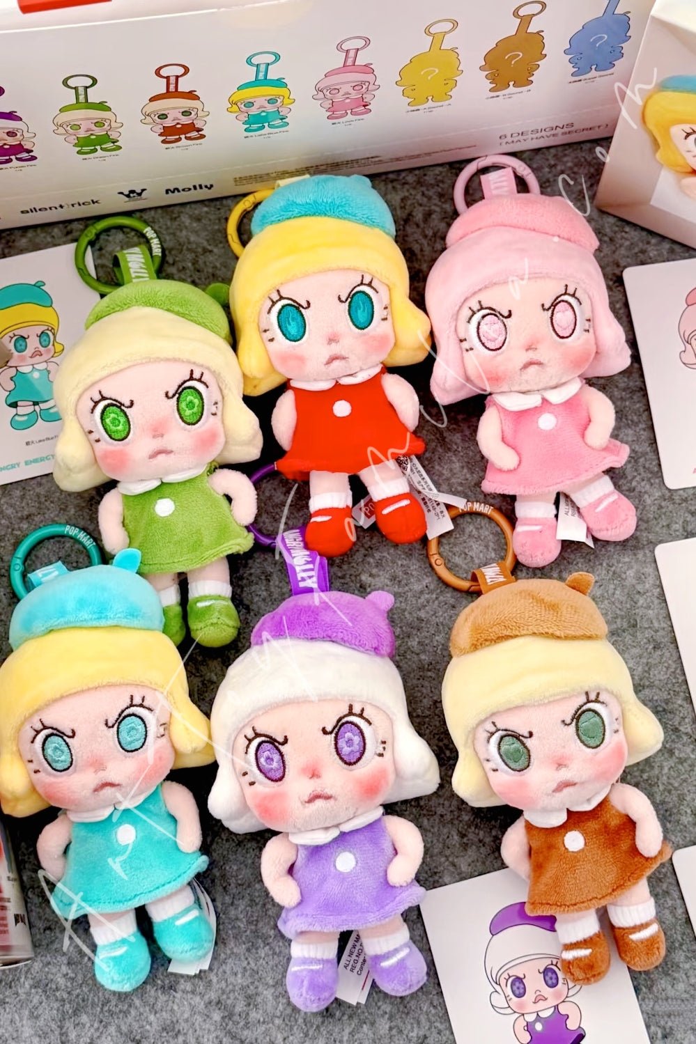 Angry Molly Angry Energy Series Plush Pendant - 心火怒放系列毛绒