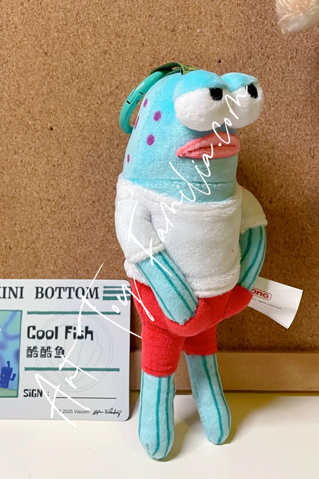 Popmart Bikini Bottom Buddies Series Cool Fish