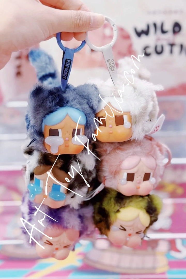 Popmart Crybaby Wild But Cutie Series Vinyl Plush Pendant Full Set 2