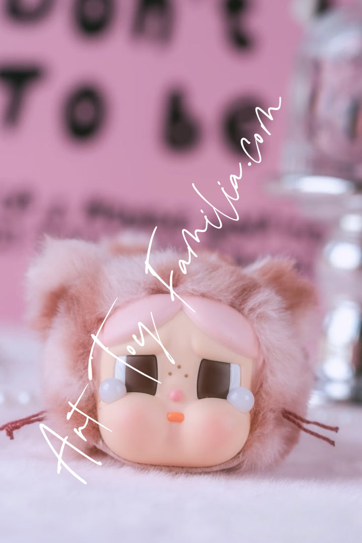 Popmart Crybaby Wild But Cutie Series Vinyl Plush Pendant Pink Cutie