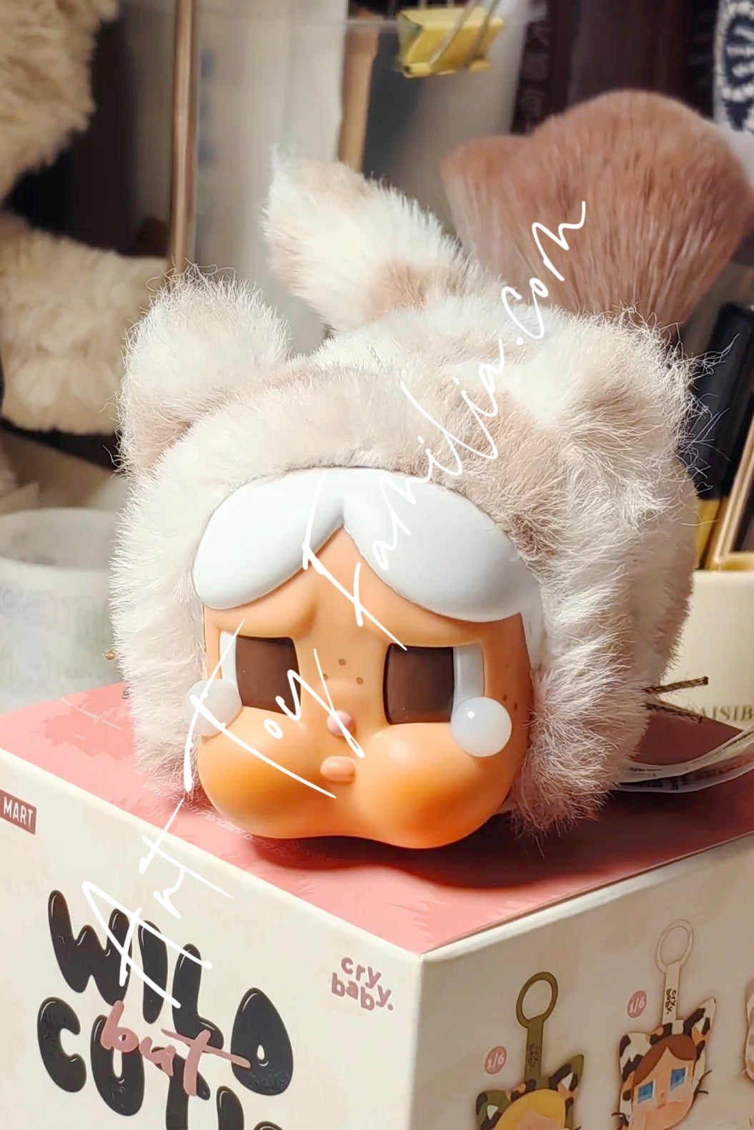 Popmart Crybaby Wild But Cutie Series Vinyl Plush Pendant Vanilla Cutie