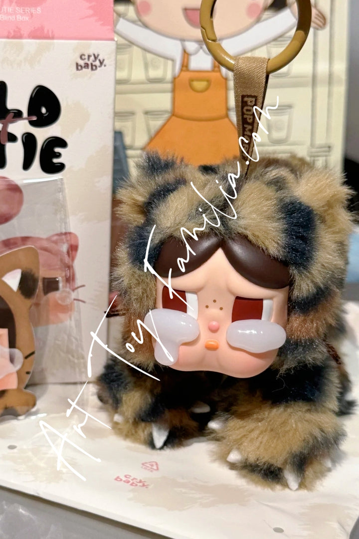 Popmart Crybaby Wild But Cutie Series Vinyl Plush Pendant Wild Cutie(Secret)
