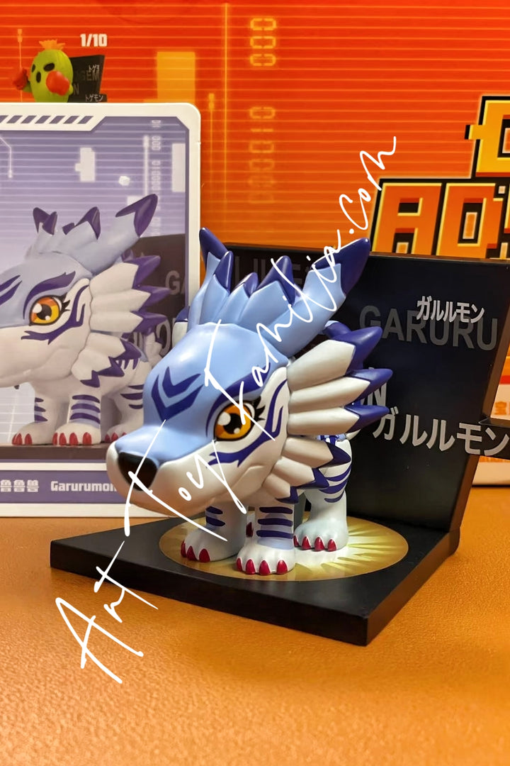 Popmart Digimon Adventure Fridge Magnet Series Garurumon