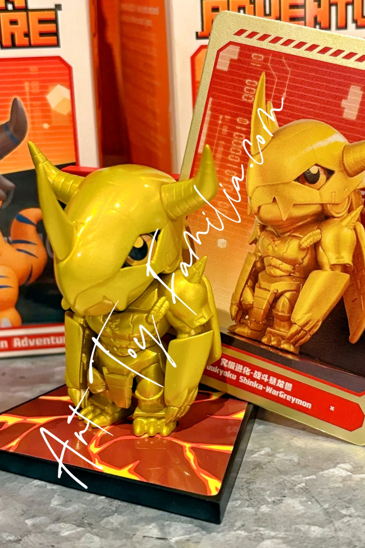 Popmart Digimon Adventure Fridge Magnet Series Kyuukyoku Shinka-WarGreymon(Secret)