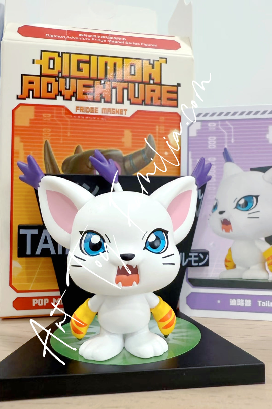 Popmart Digimon Adventure Fridge Magnet Series Tailmon