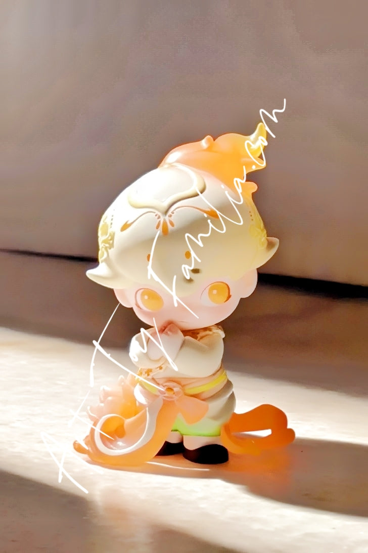 Popmart Dimoo Flaming Lotus Figurine (Special Friend Of The China-Thailand Golden Jubilee) 1