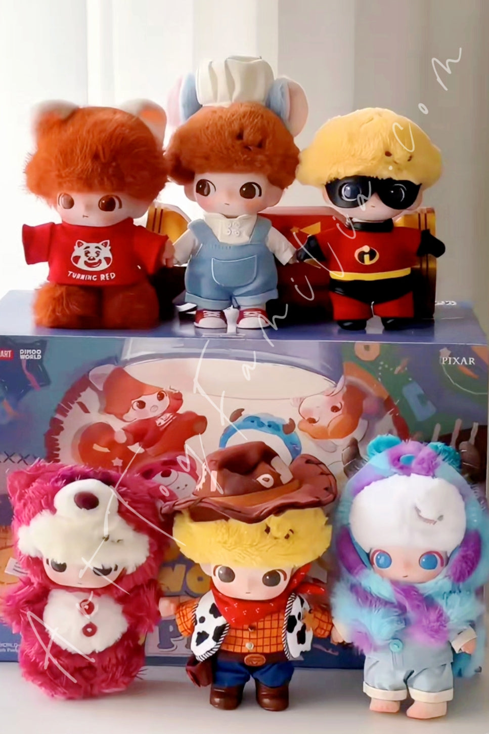 Dimoo World × PIXAR Series Vinyl Plush Pendant Blind Box – Art Toy