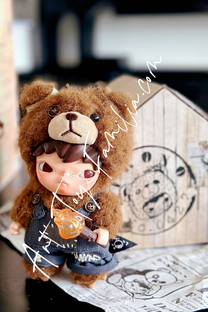 Popmart Hirono Living Wild-Fight For Joy Plush Doll 2