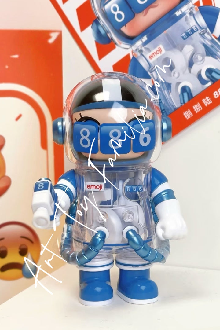 Popmart MEGA Space Molly 100% × emoji Series 886