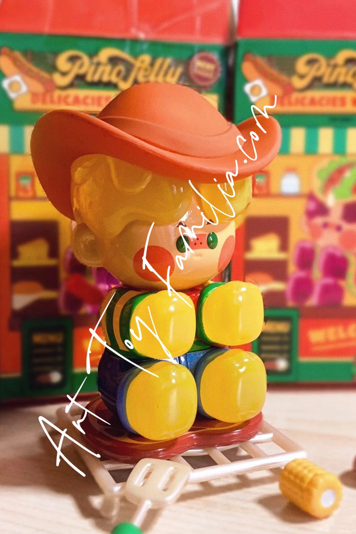 Popmart Pino Jelly Delicacies Worldwide Series Barbecue Boy