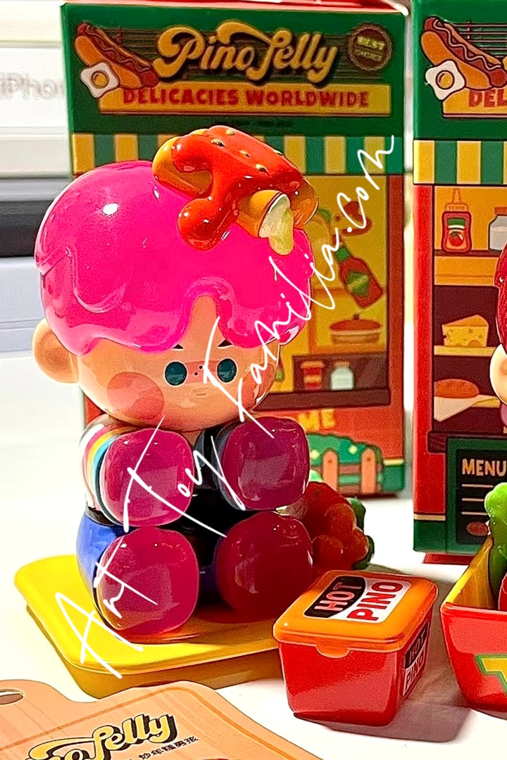 Popmart Pino Jelly Delicacies Worldwide Series Fried Rice Cake Boy