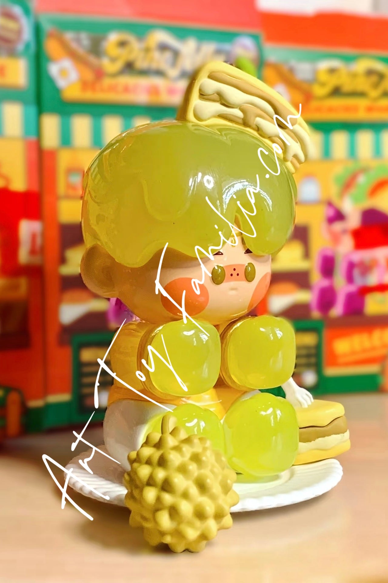 Popmart Pino Jelly Delicacies Worldwide Series Prince Durian