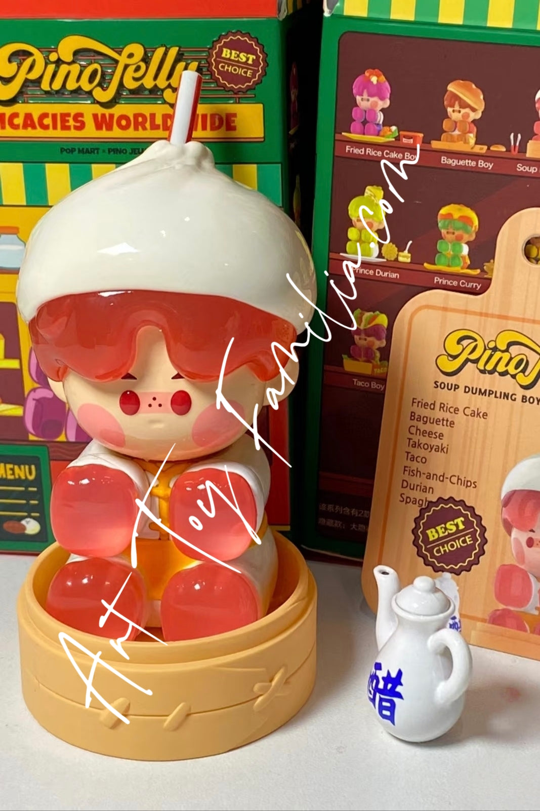 Popmart Pino Jelly Delicacies Worldwide Series Soup Dumpling Boy