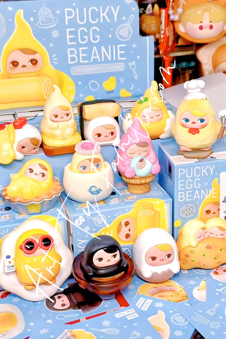 Popmart Pucky Egg Beanie Series Fullset 1