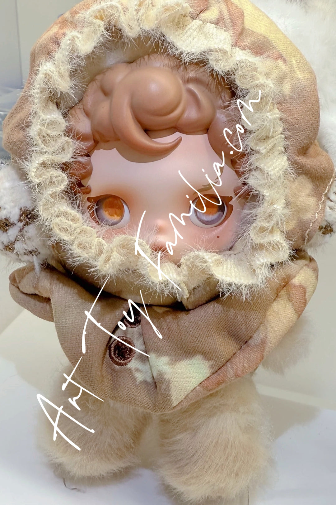 Popmart Skullpanda L'impressionnisme Series Vinyl Plush Pendant Amber