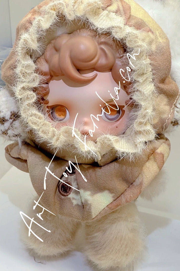 Popmart Skullpanda L'impressionnisme Series Vinyl Plush Pendant Amber