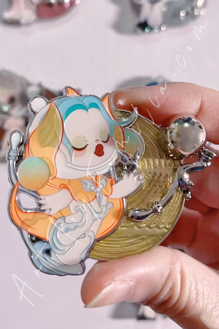 Popmart Skullpanda The Sound Series Fridge Magnet The Joy