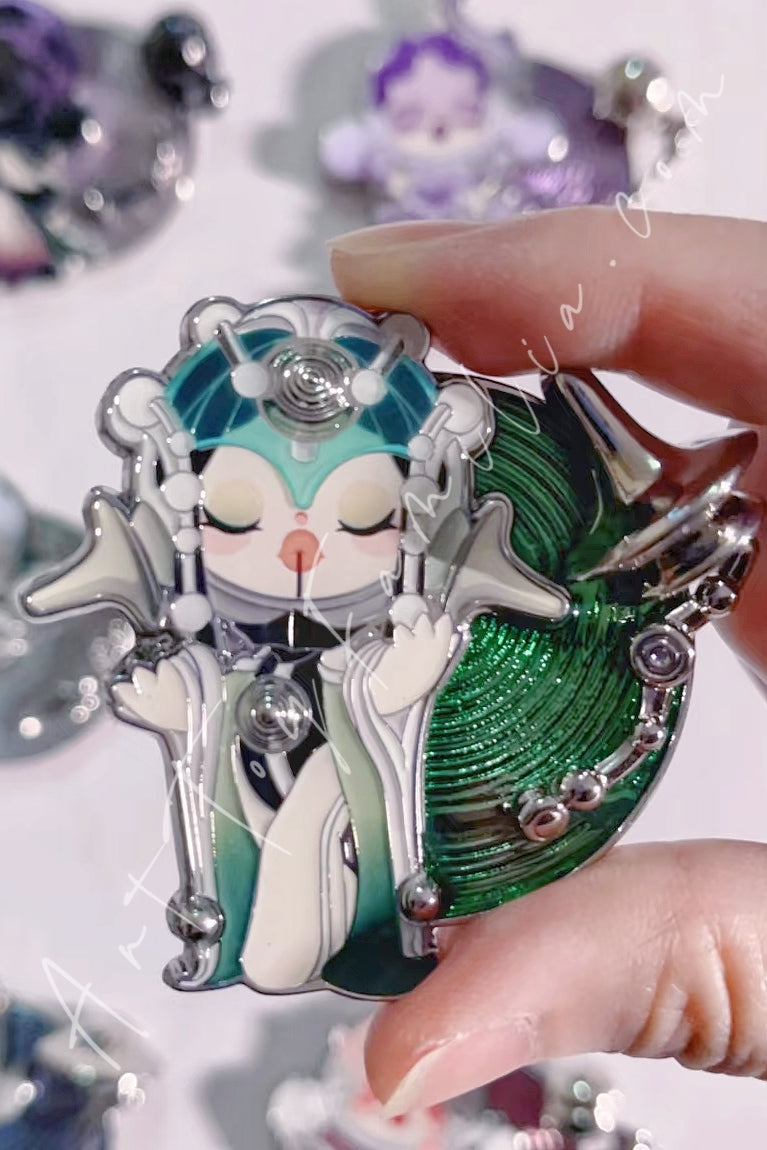 Popmart Skullpanda The Sound Series Fridge Magnet The Serenity