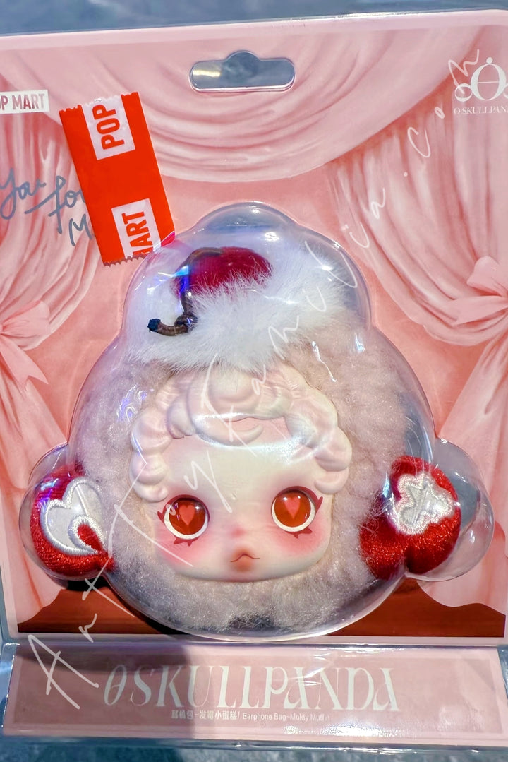 Popmart Skullpanda You Found Me Series Earphone Bag Moldy Muffin