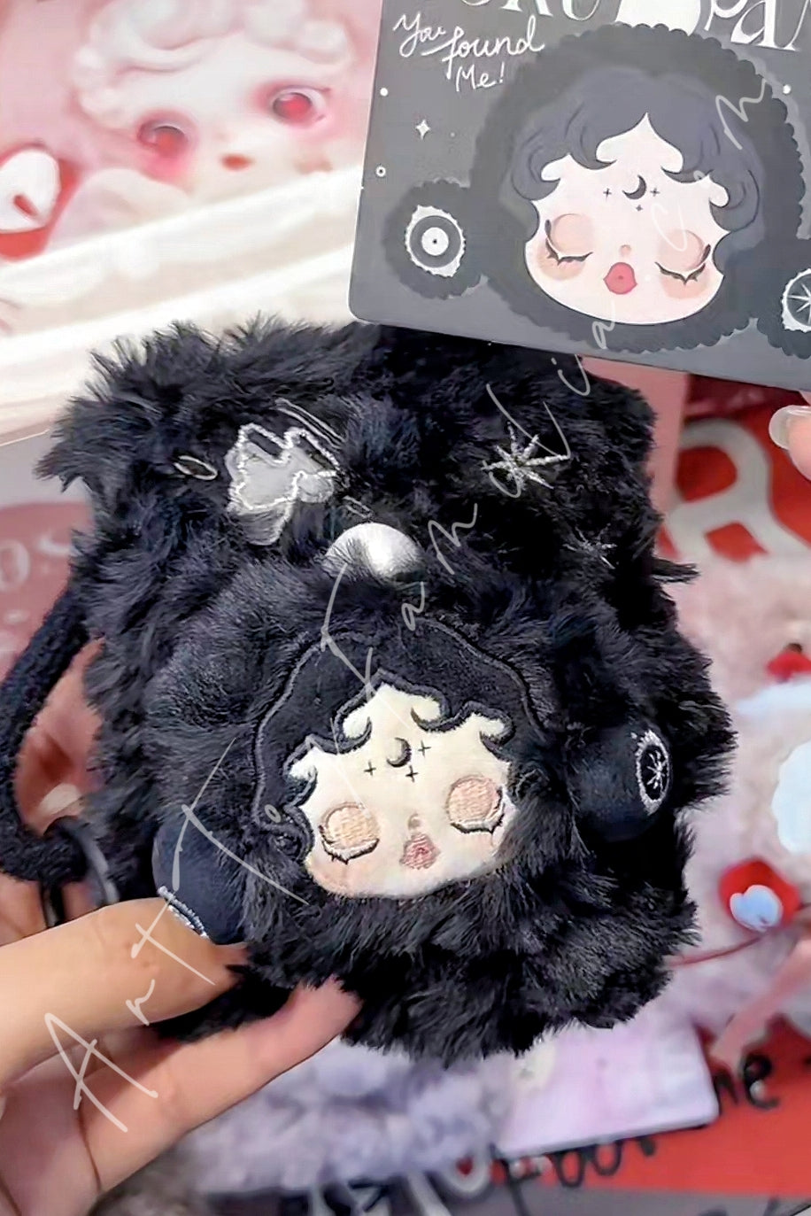 Popmart Skullpanda You Found Me Series Plush Mini Bag Darkness