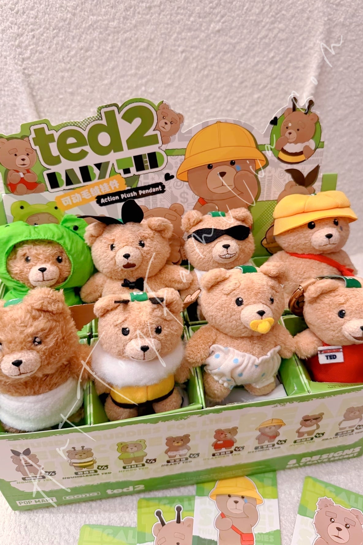 teddy様 Ted2 Teddy Bear Action Plush Pendant Blind Box | POP MART – Art