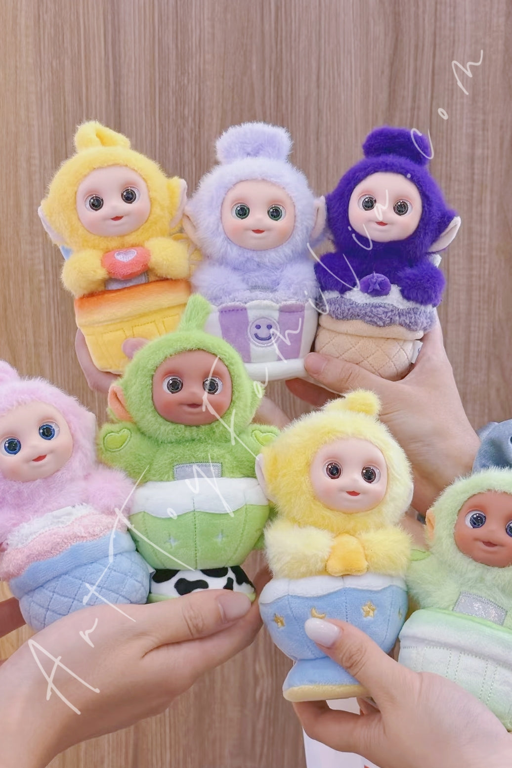 ダメージうさちゃん2体*カラフルテディ*チーキーちゃん*びっくり箱* Teletubbies Afternoon Tea Diary Series Vinyl Plush Pendant – Art