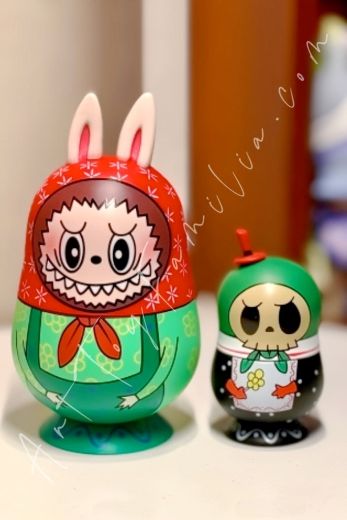 Popmart The Monster Labubu Toys Series Russian Dolls
