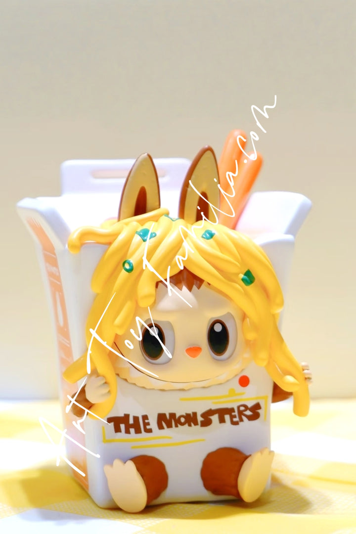 Popmart The Monsters Labubu Wacky Mart Series Chow Mein