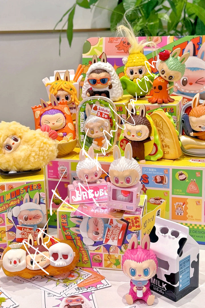 Popmart The Monsters Labubu Wacky Mart Series Full Set