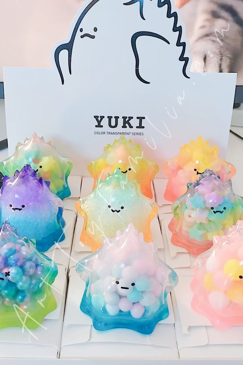 YUKI Color Transparent Series Figures | POP MART – Art Toy Familia