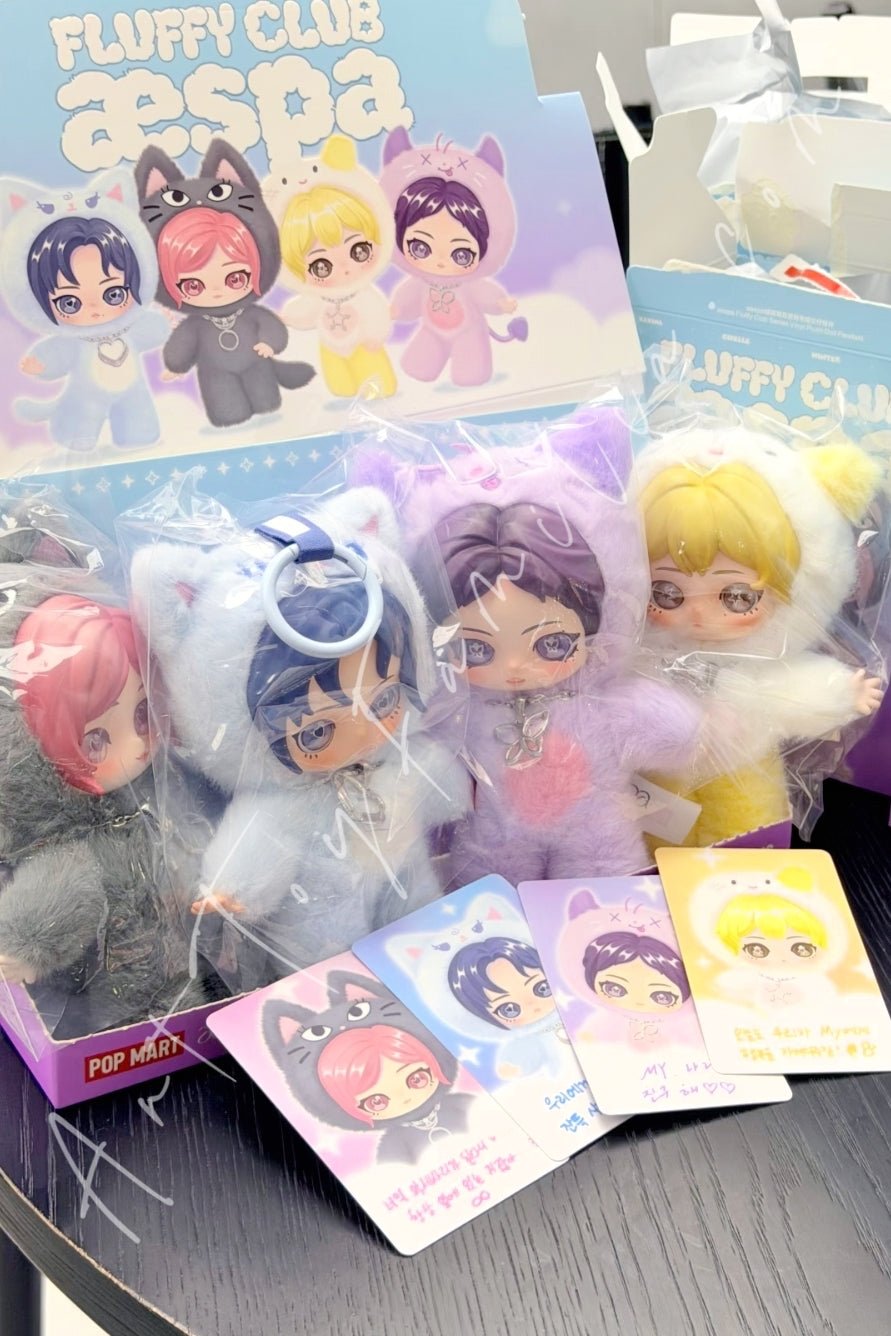 aespa Fluffy Club Series Vinyl Plush Doll Pendant – Art Toy Familia