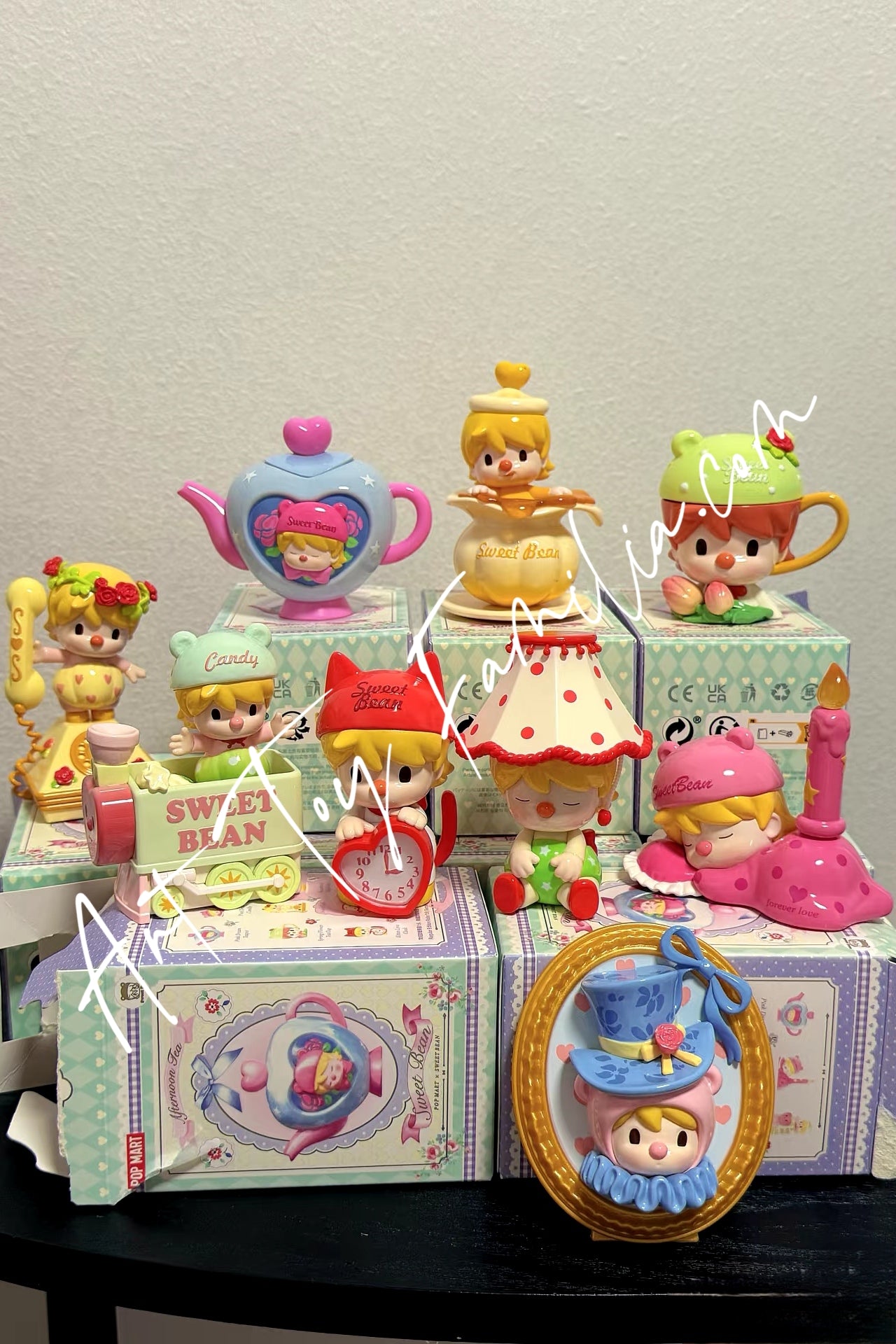 sweet bean afternoon tea series 爱心下午茶系列 Love Train Candy Jar 春意爱心火车糖果罐