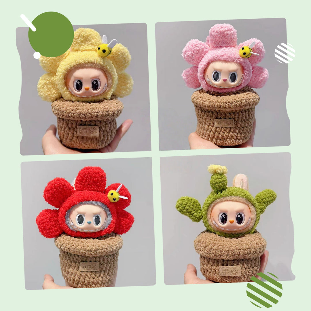 The Monsters Labubu Cloth Bloom Pot Planter
