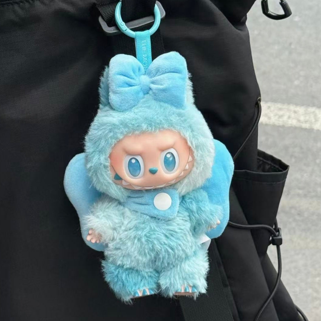 The Monsters Labubu Cloth Mary Bow Delight Set Blue