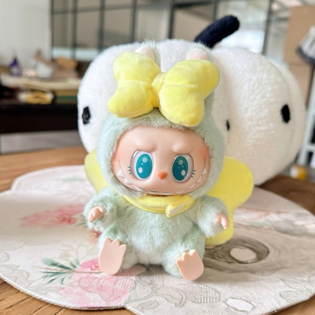 The Monsters Labubu Cloth Mary Bow Delight Set Yellow