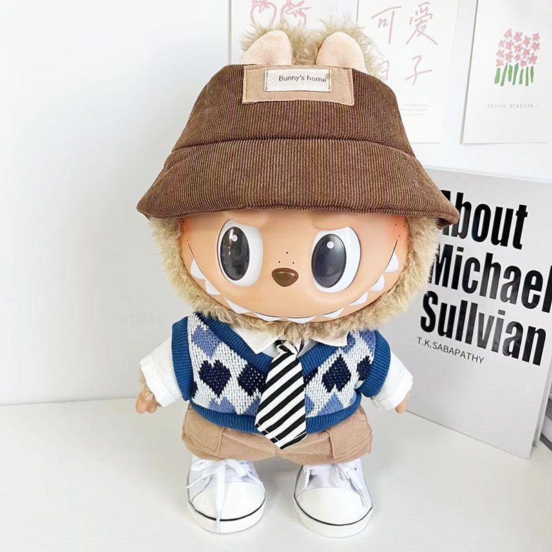 The Monsters Labubu Cloth School Charm Sweater Set 1