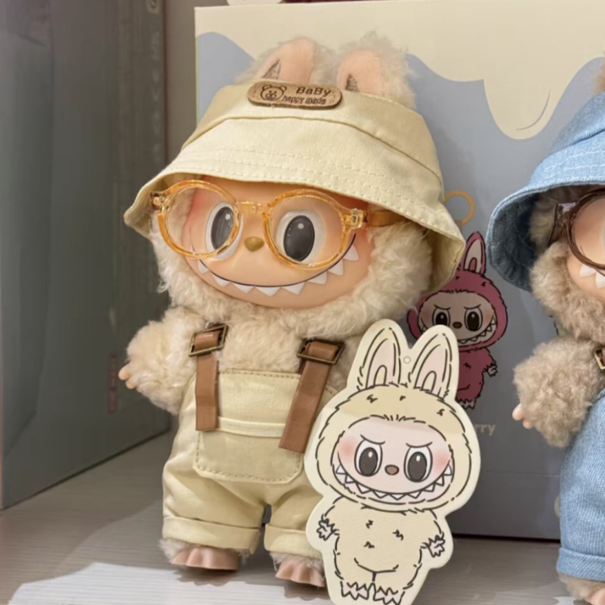 The Monsters Labubu Cloth Workwear Wardrobe Line Beige