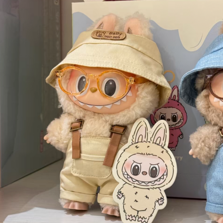 The Monsters Labubu Cloth Workwear Wardrobe Line Beige