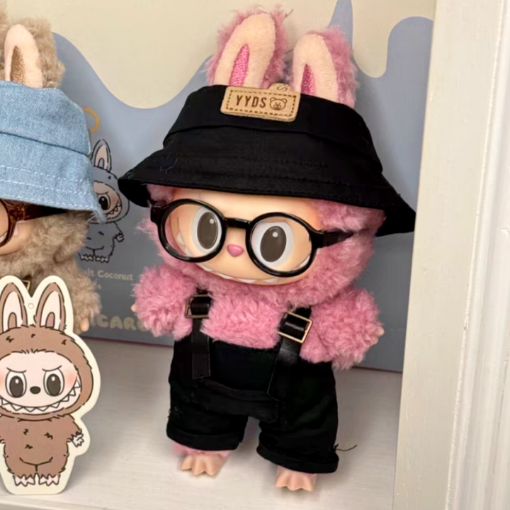 The Monsters Labubu Cloth Workwear Wardrobe Line Black