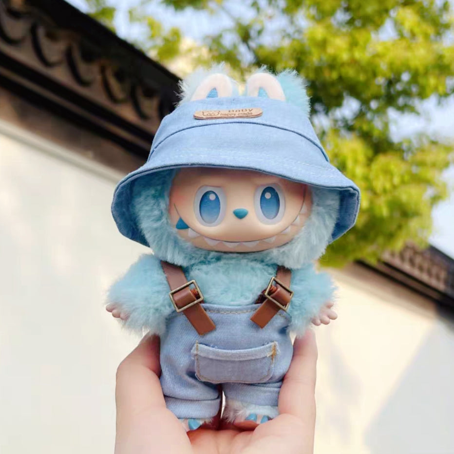 The Monsters Labubu Cloth Workwear Wardrobe Line Blue 2