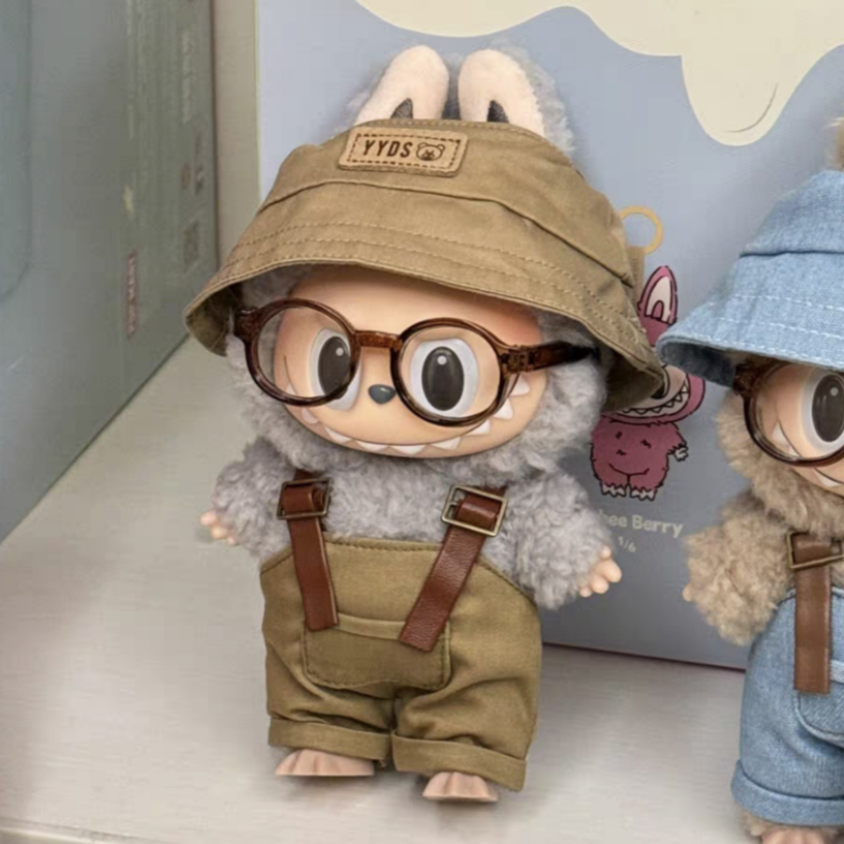 The Monsters Labubu Cloth Workwear Wardrobe Line Khaki